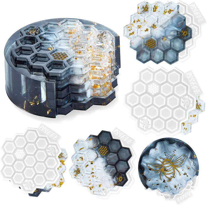 honeycomb-coaster-resin-molds-set-4pcs