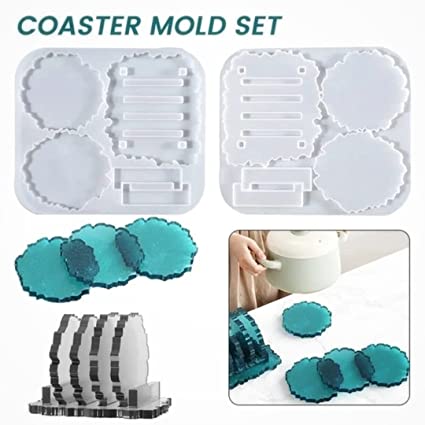 coaster-set-resin-mould