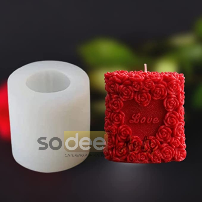 love-and-flower-patterncandle-molds