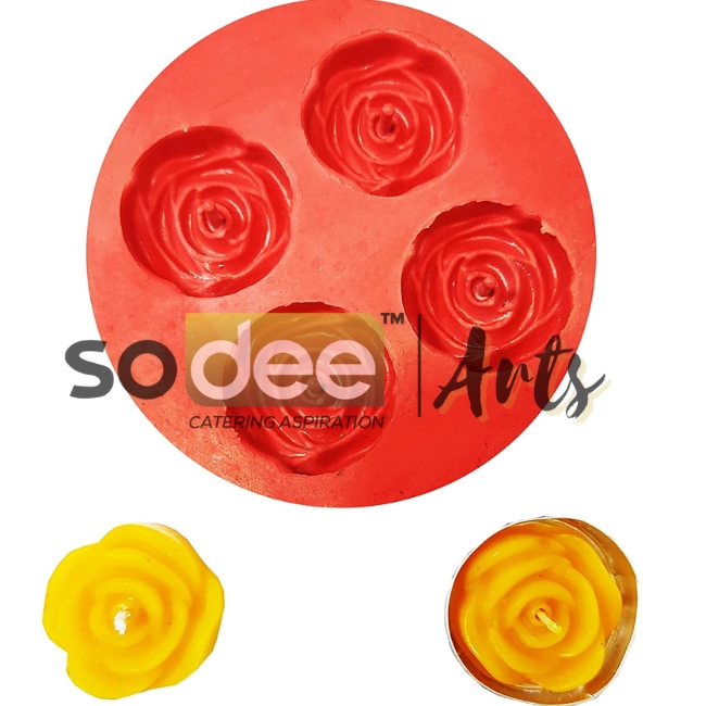 rose-shape-4-cavity-candle-mould